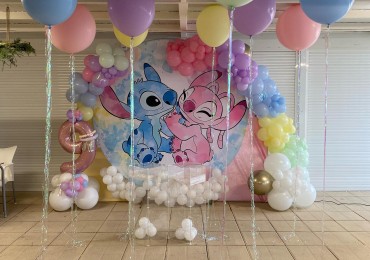 Una fiesta de cumpleaños inolvidable con Decoración Stitch y Angel