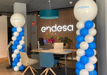 Decoración para la inauguración de oficinas de Endesa en Tarragona